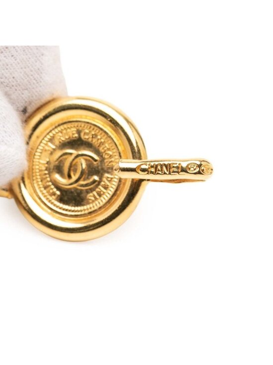 Chanel CC Logo Coin Chain Belt Gold Plated